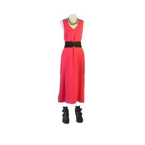 Everly Hot Pink Midi Dress
